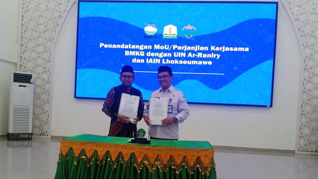 IAIN Lhokseumawe Jalin Kerjasama dengan Badan Meteorologi Klimatologi dan Geofisika (BMKG)